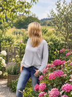Pullover grau