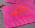 Clutch mit Statement - pink