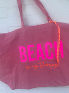 Cotton Beach & Yoga Bag grapefruit
