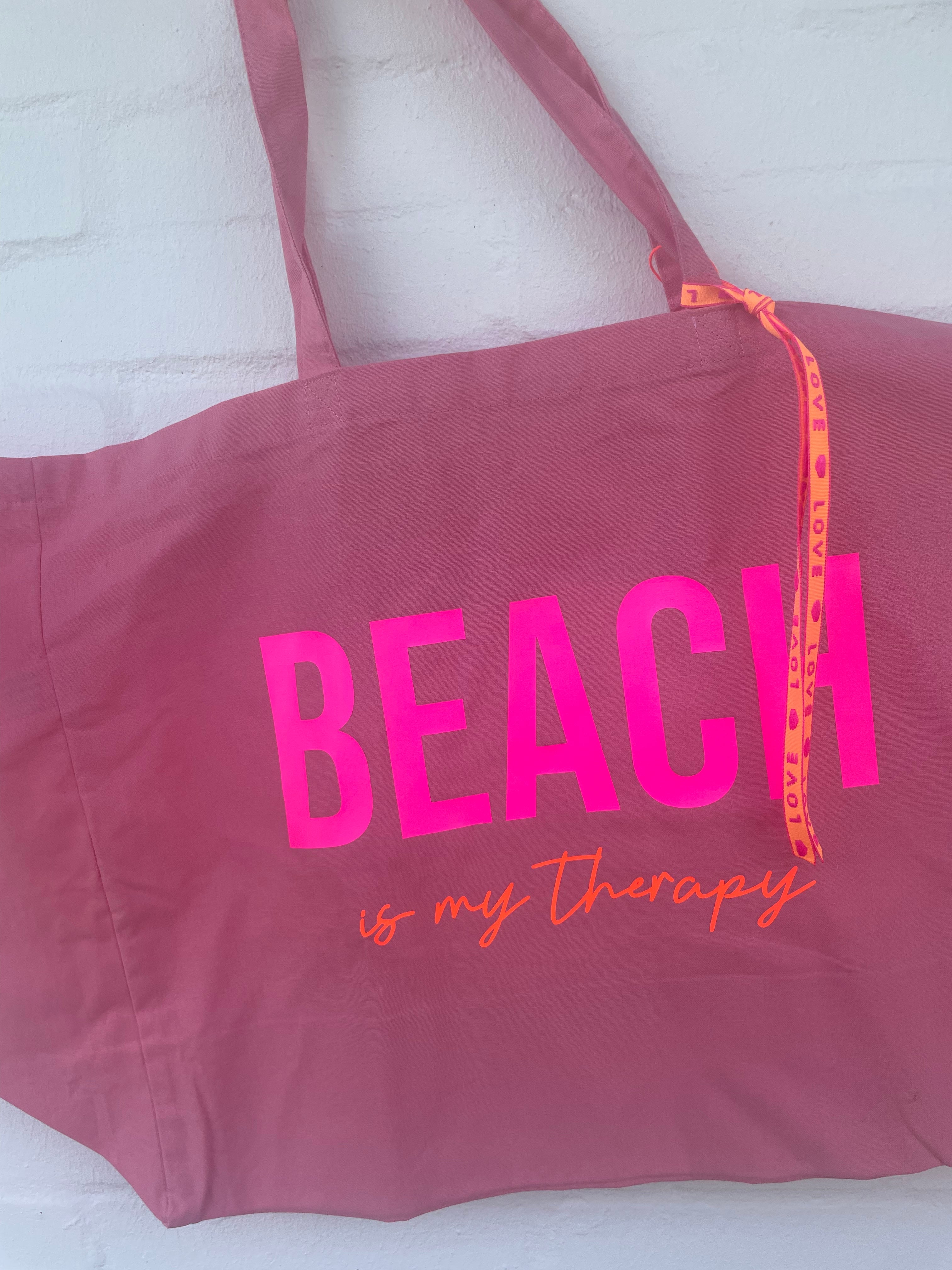 Cotton Beach & Yoga Bag grapefruit