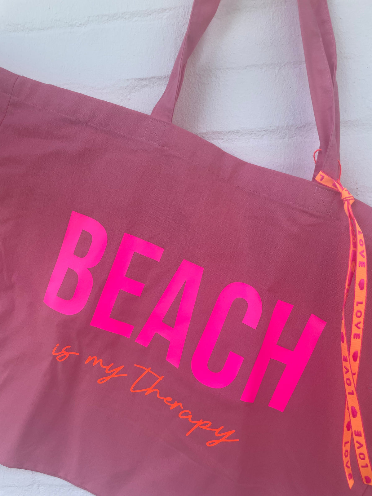 Cotton Beach & Yoga Bag grapefruit