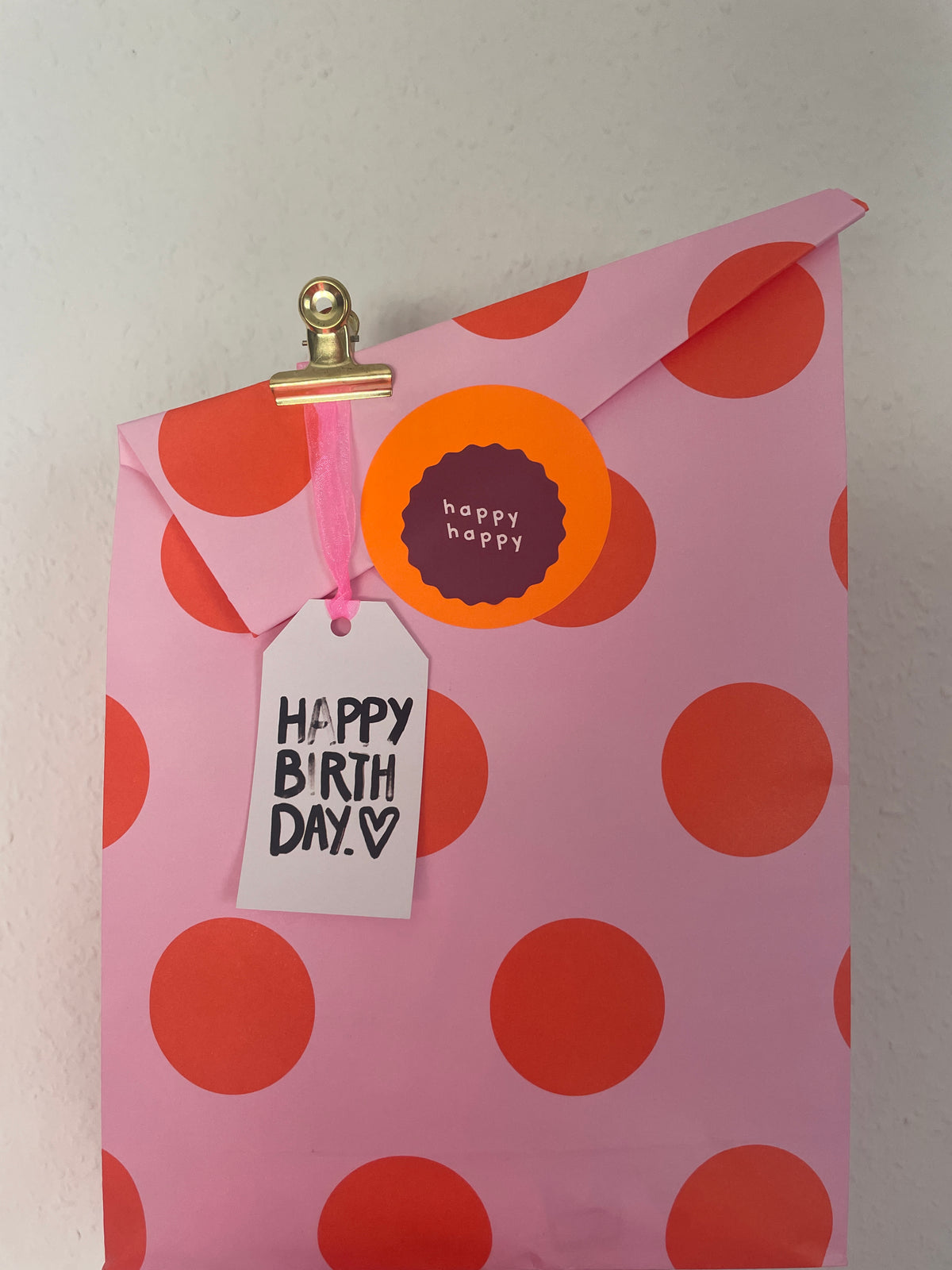 Geschenkanhänger - Happy Birthday