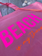 Cotton Beach & Yoga Bag grapefruit