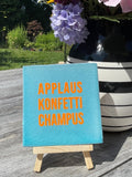 Kachel - Applaus Konfetti Champus (türkis)