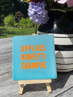 Kachel - Applaus Konfetti Champus (türkis)