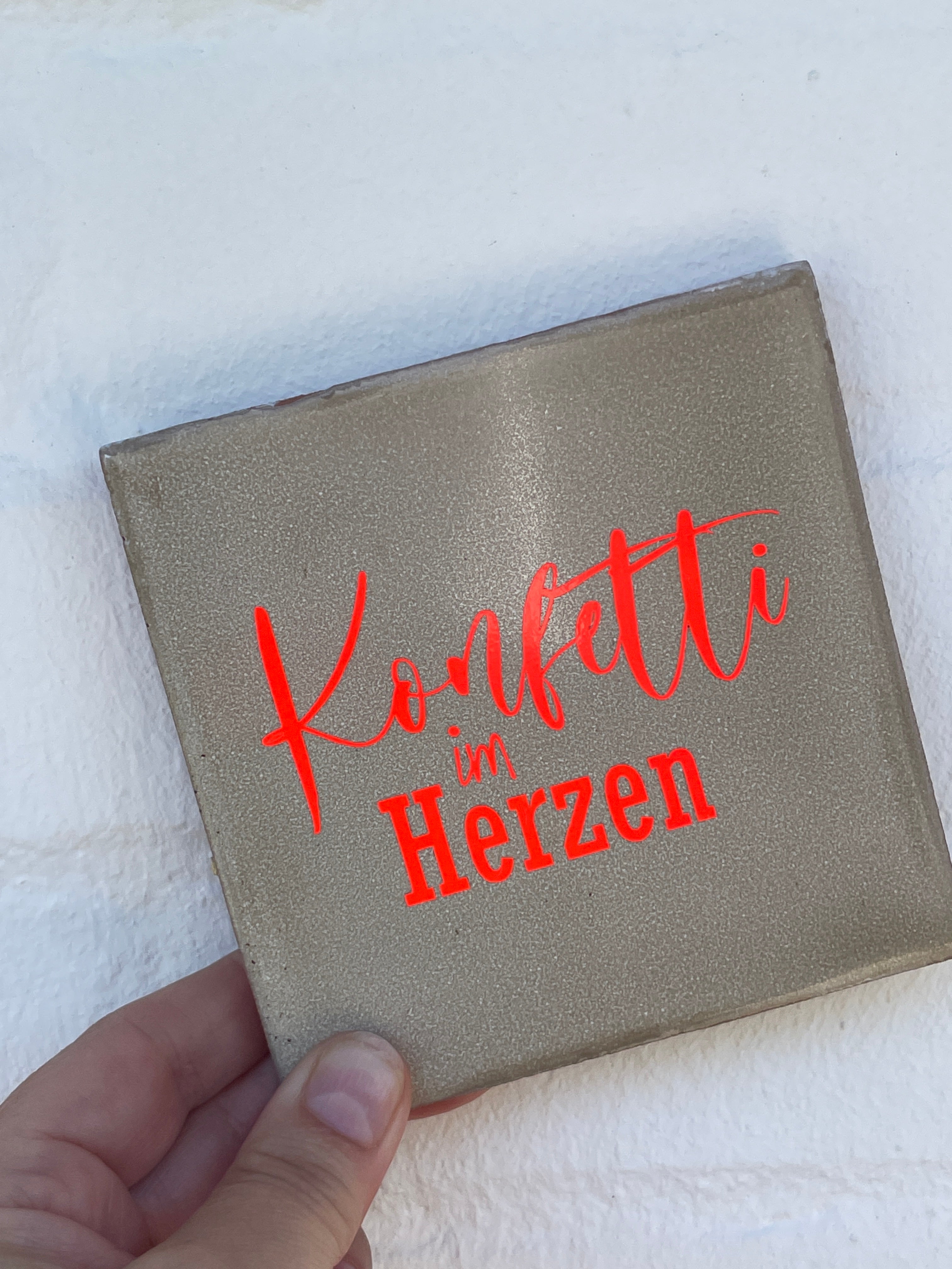 Kachel - Konfetti im Herzen