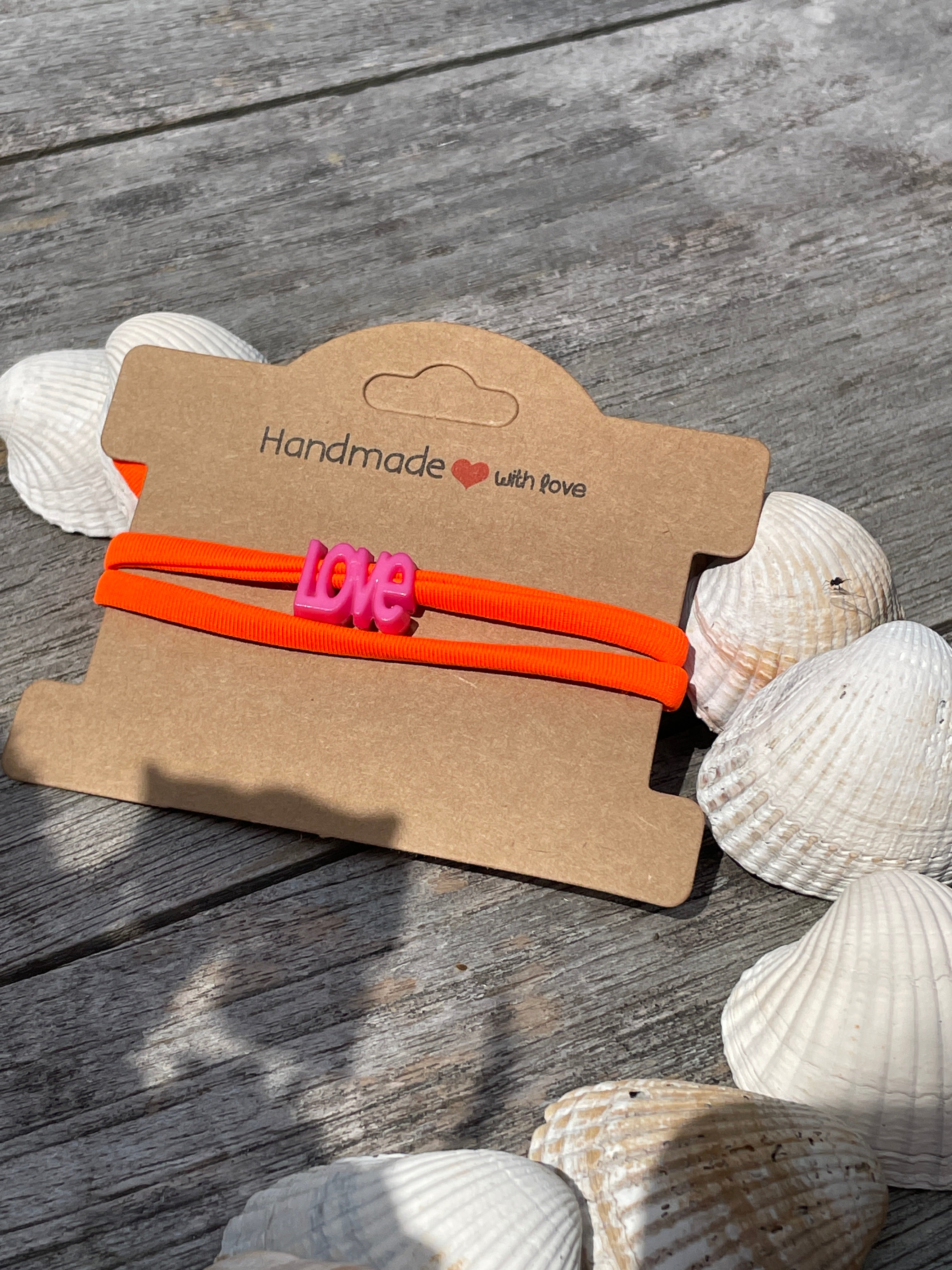 Wickelarmband - neonorange