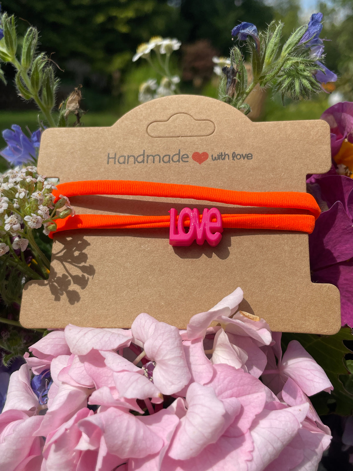 Wickelarmband - neonorange