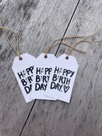 Geschenkanhänger - Happy Birthday