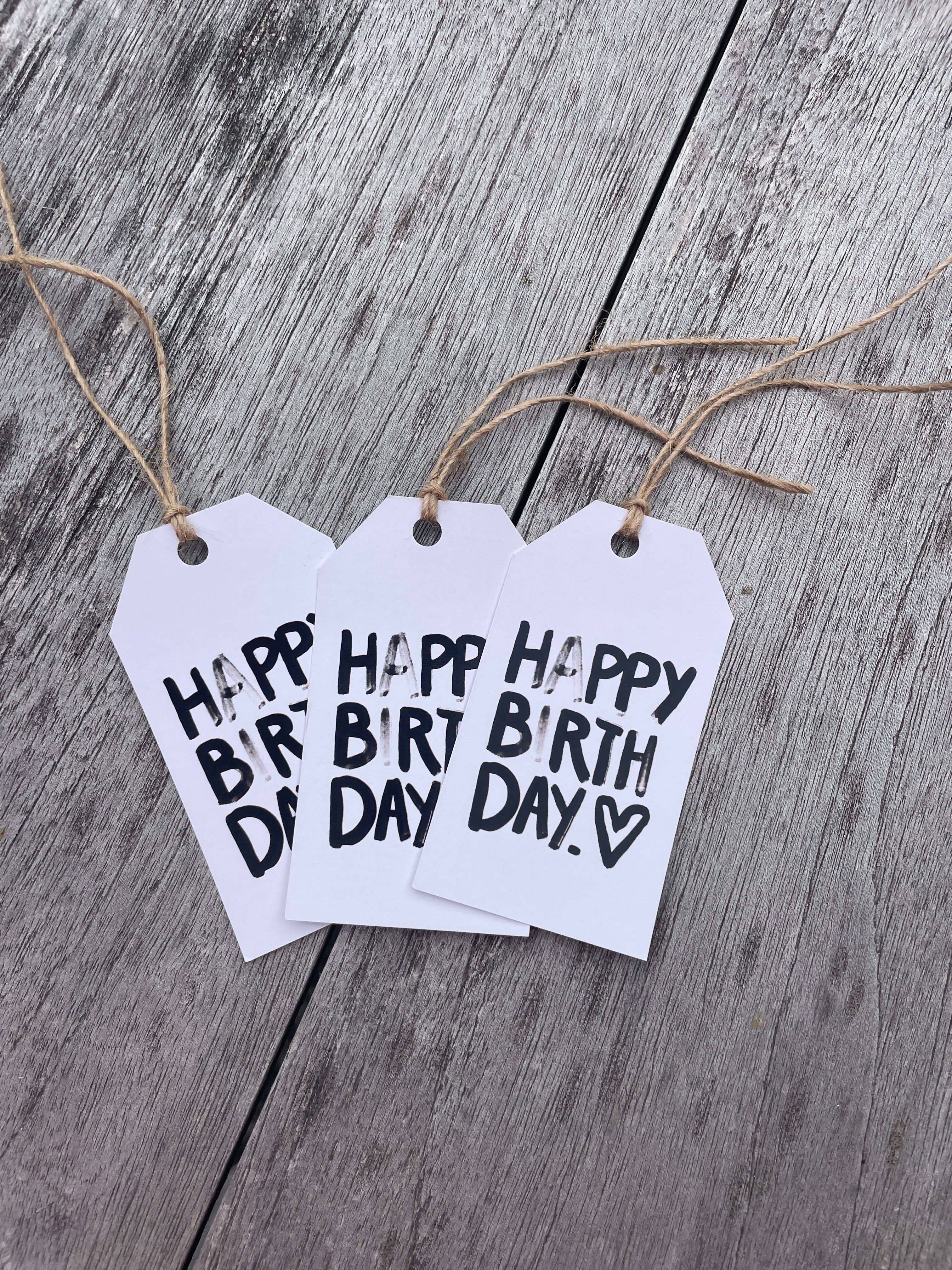 Geschenkanhänger - Happy Birthday