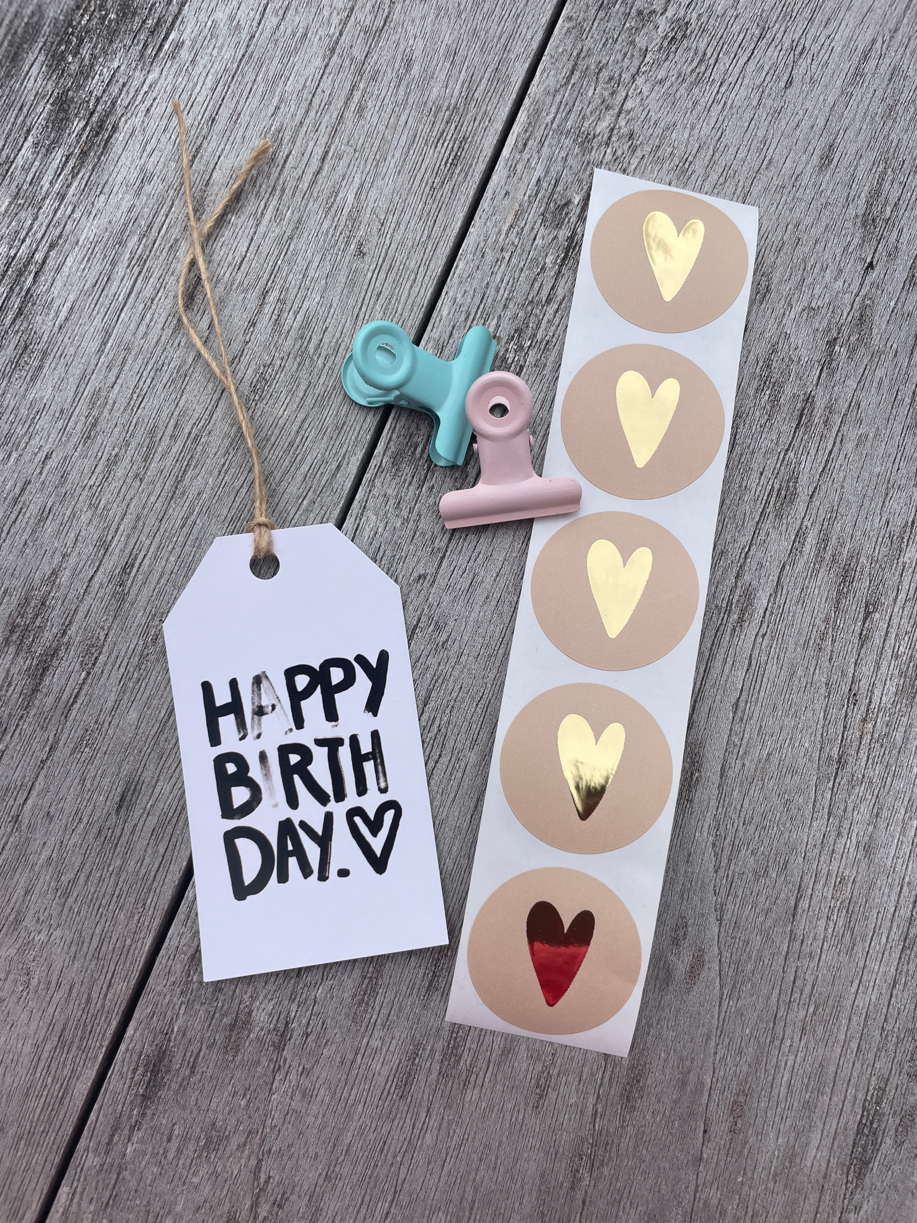 Geschenkanhänger - Happy Birthday