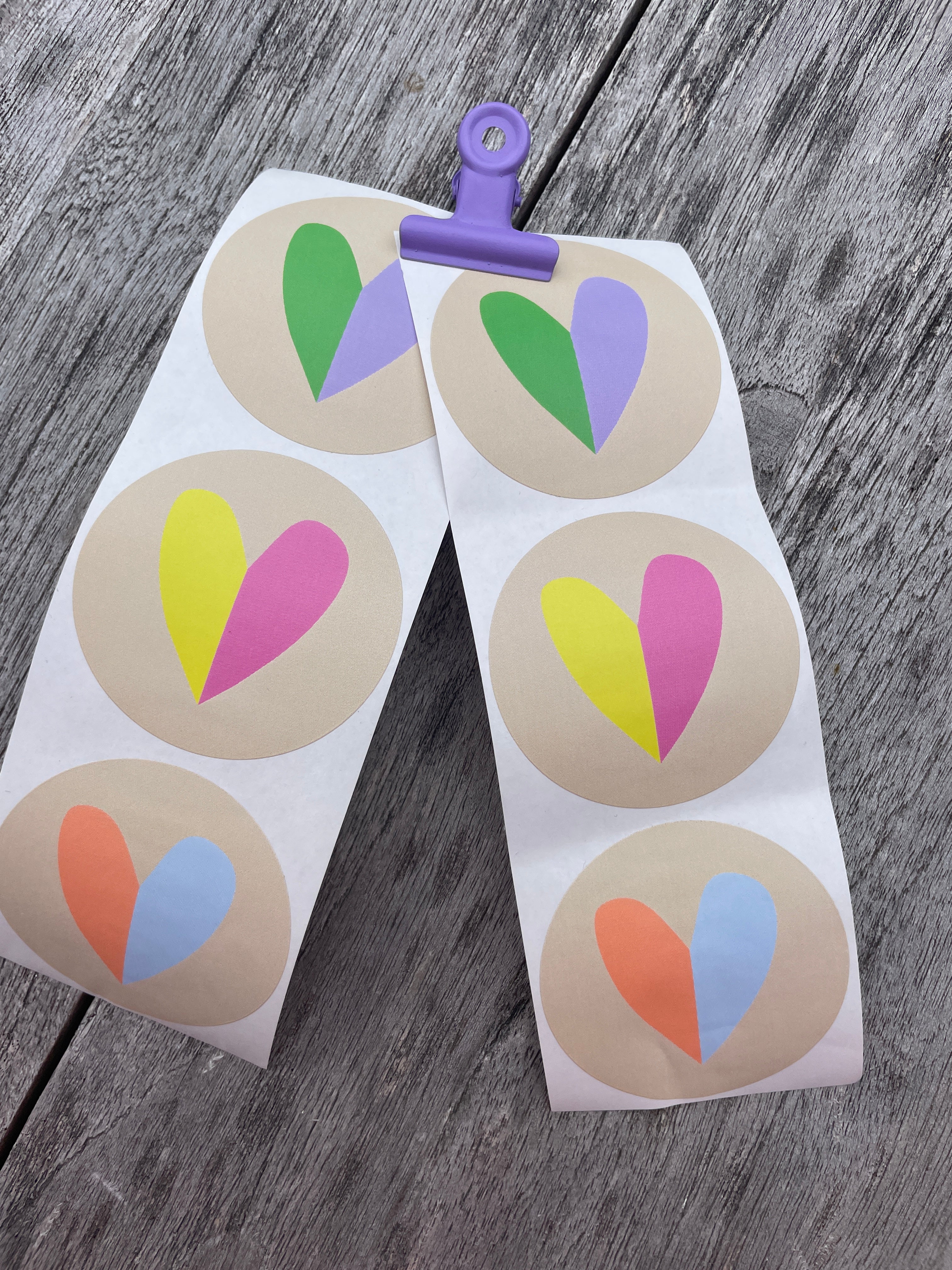 Sticker - Duo-Herzen