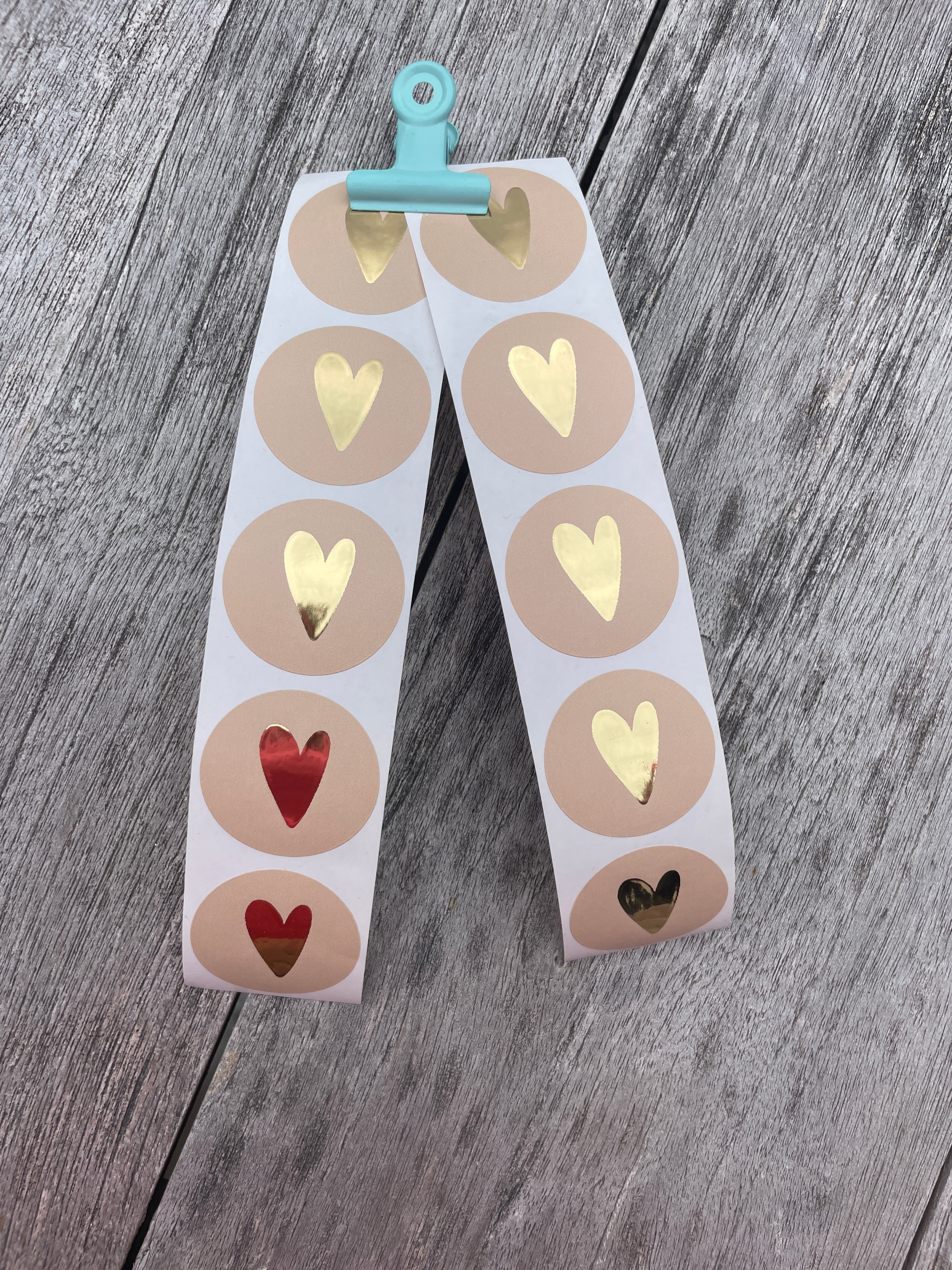 Sticker - Herz gold