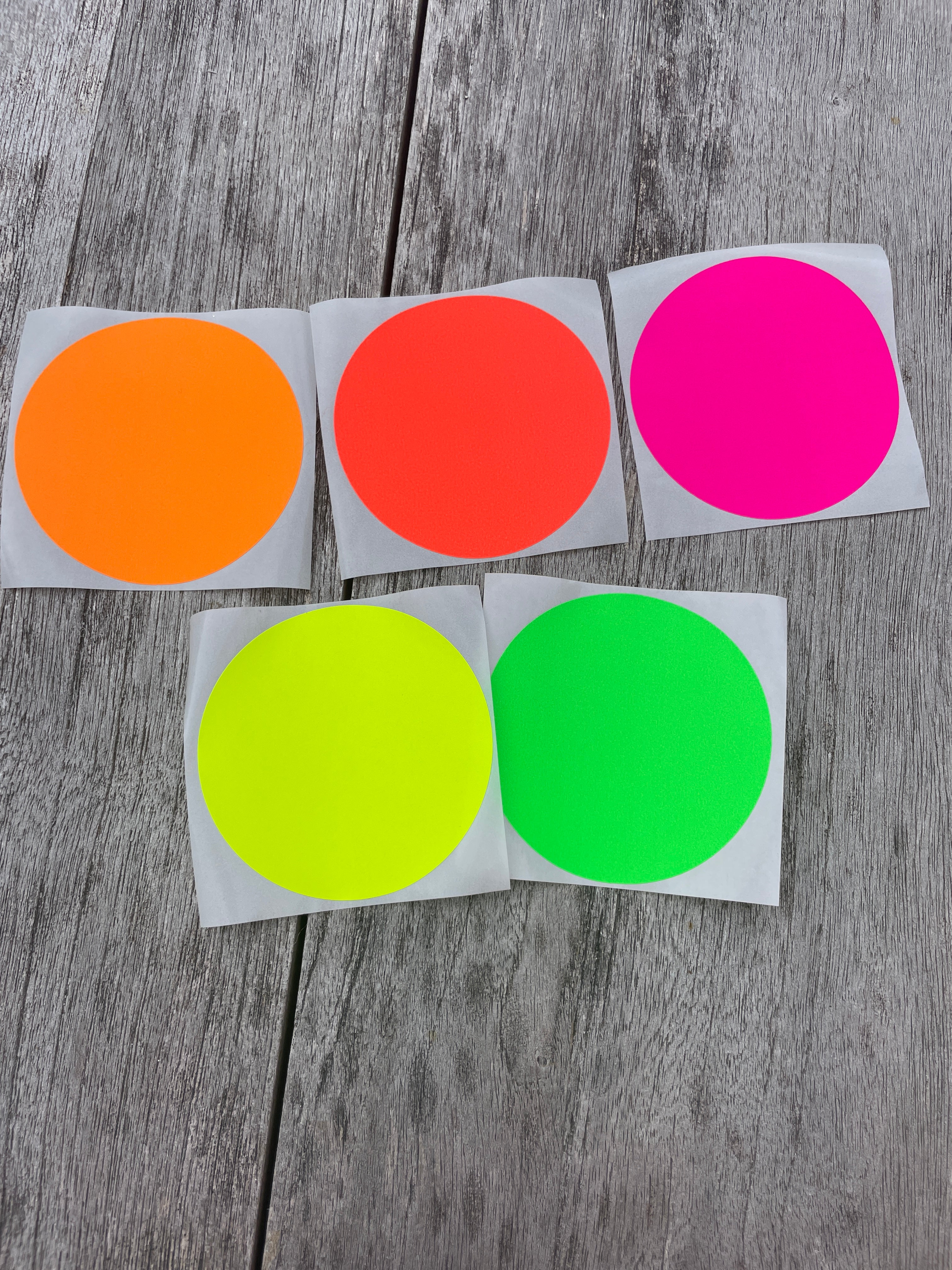 Sticker - Kreis neon XL