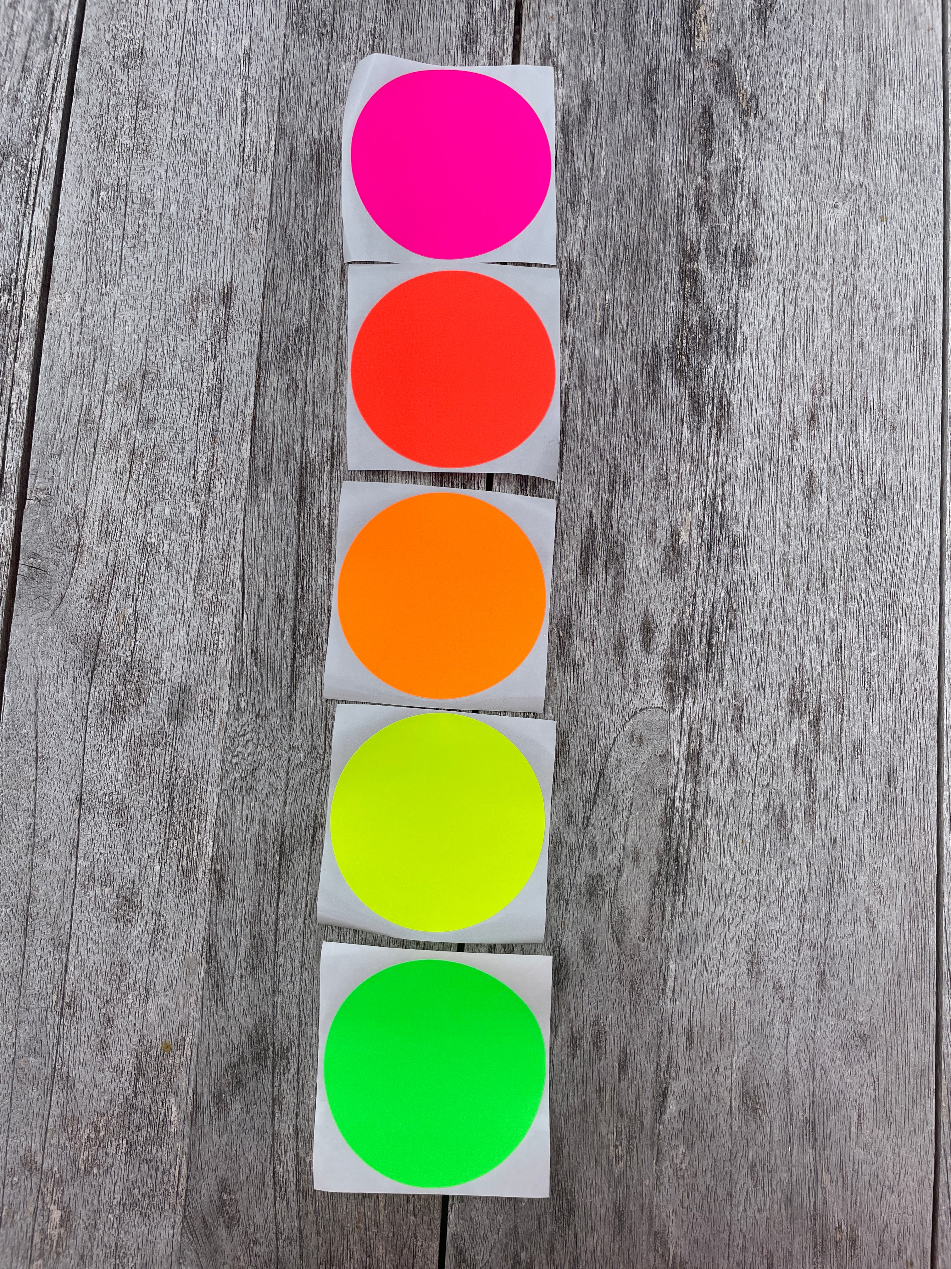 Sticker - Kreis neon XL
