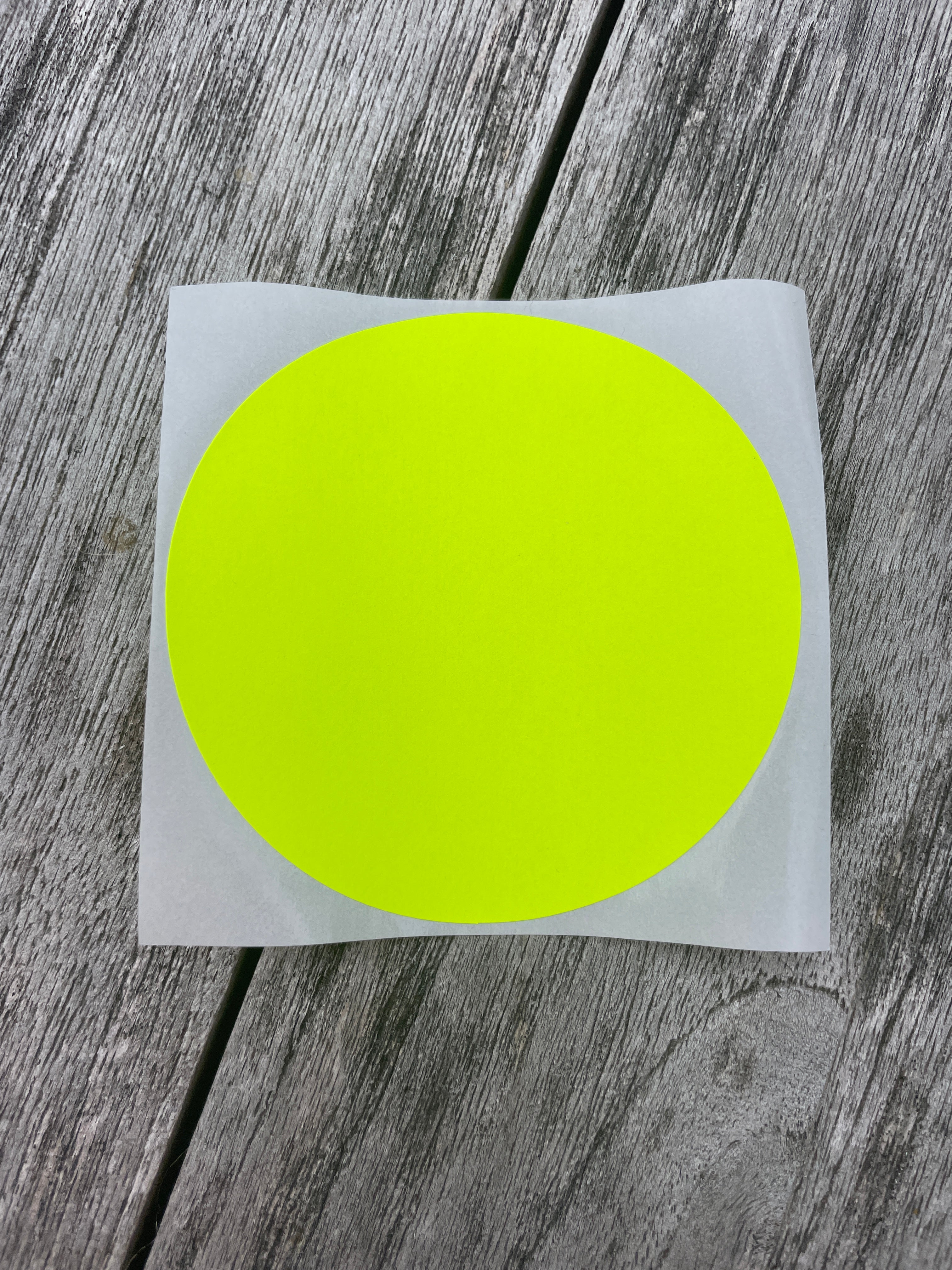 Sticker - Kreis neon XL