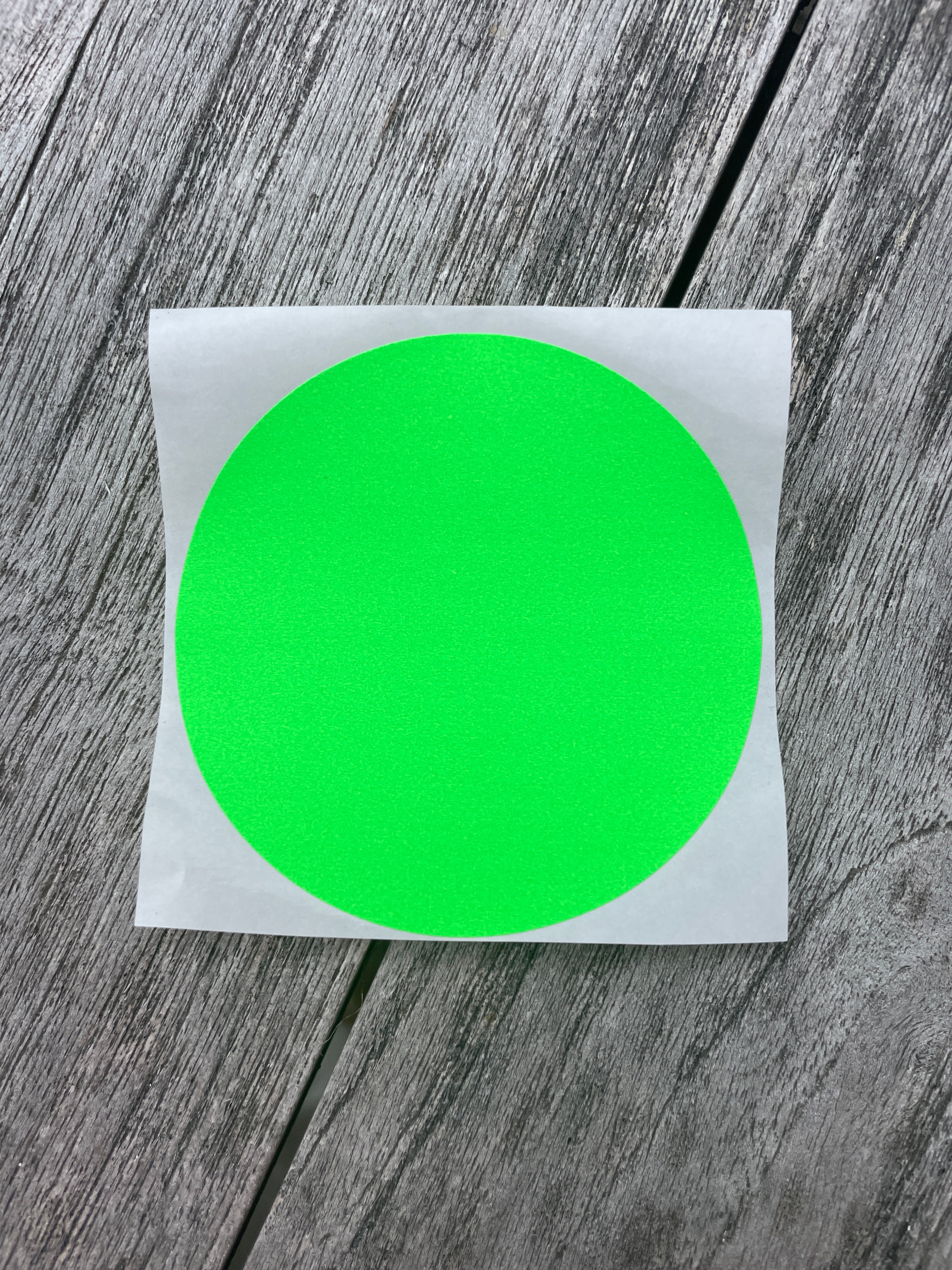 Sticker - Kreis neon XL