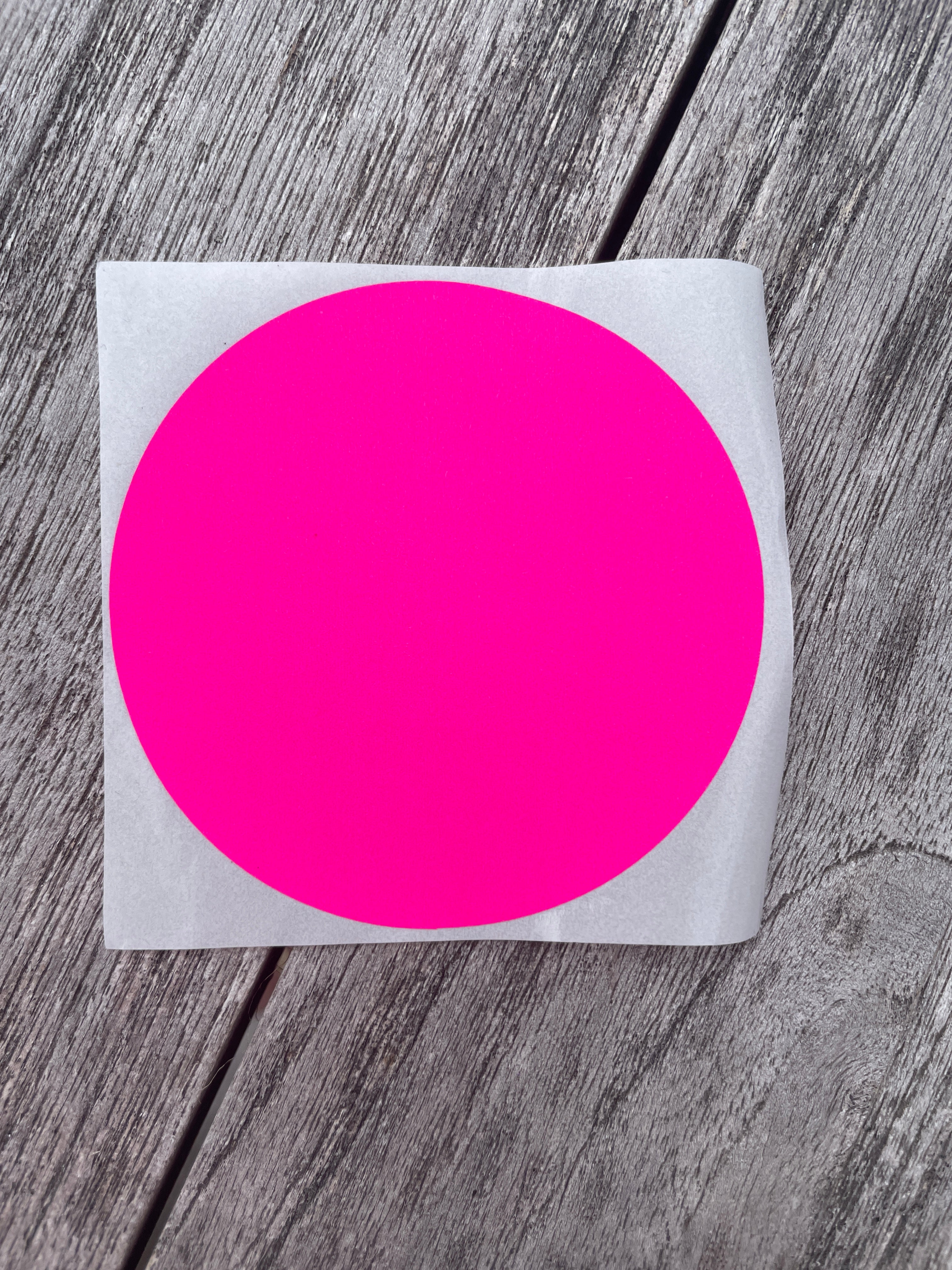 Sticker - Kreis neon XL