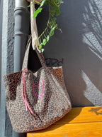 Canvas Shopper Leo-Print
