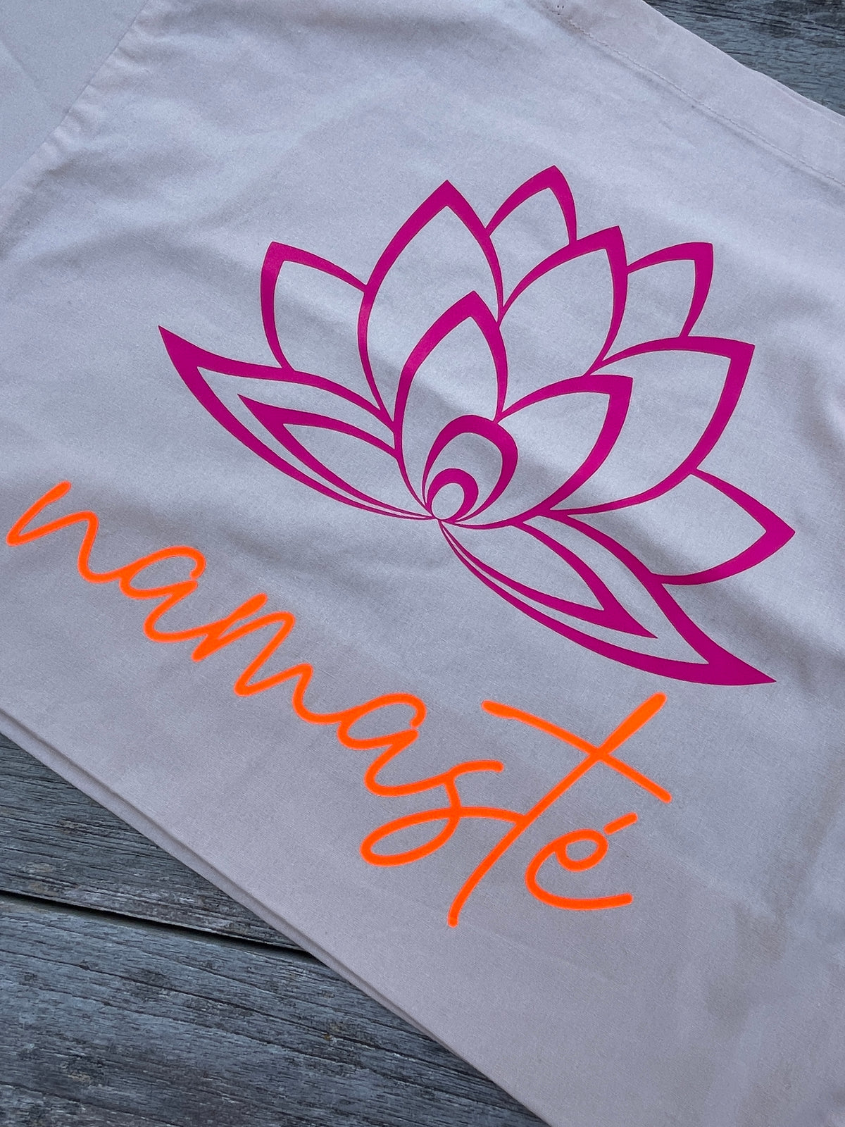 Cotton Beach & Yoga Bag rosa
