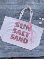 Cotton Beach & Yoga Bag rosa