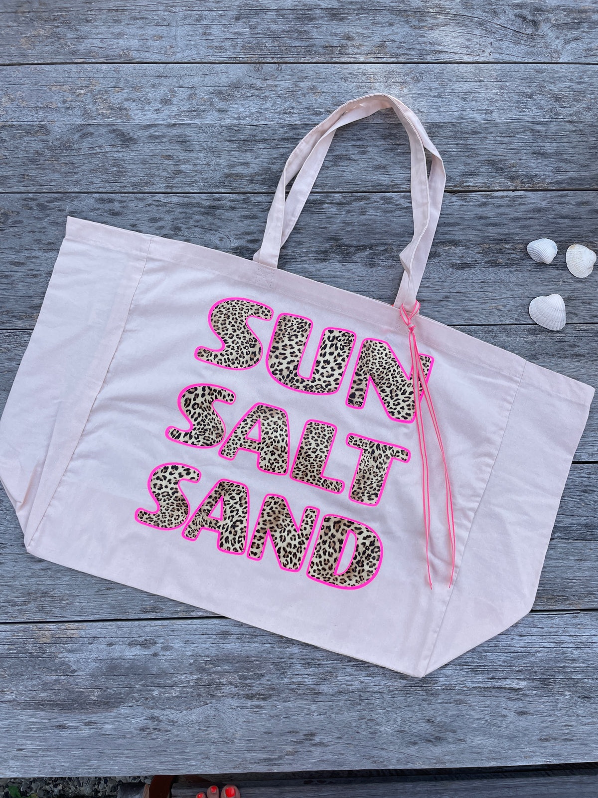 Cotton Beach & Yoga Bag rosa