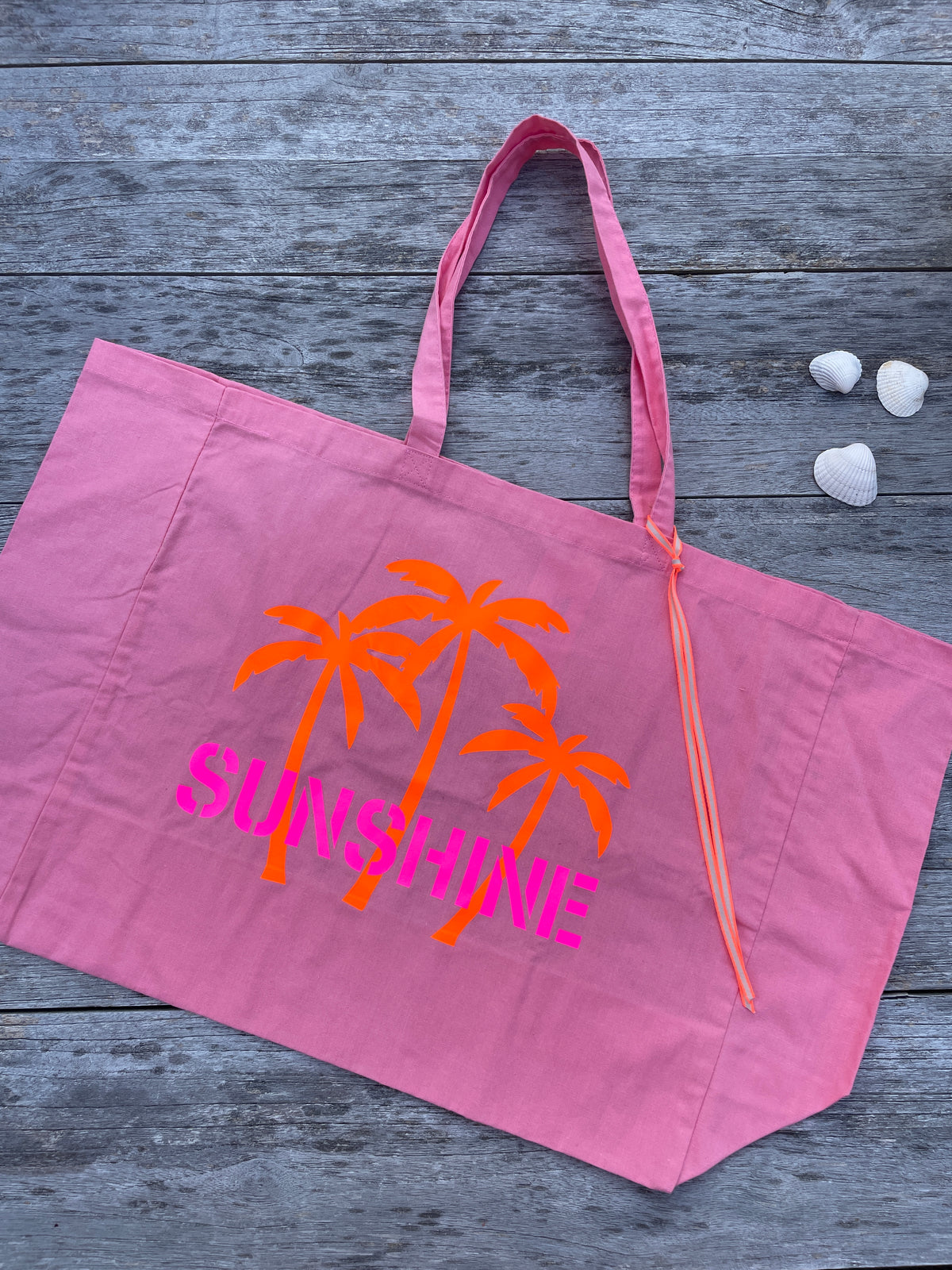 Cotton Beach & Yoga Bag grapefruit