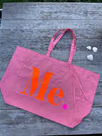 Cotton Beach & Yoga Bag grapefruit