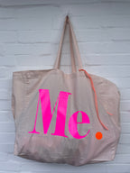 Cotton Beach & Yoga Bag rosa