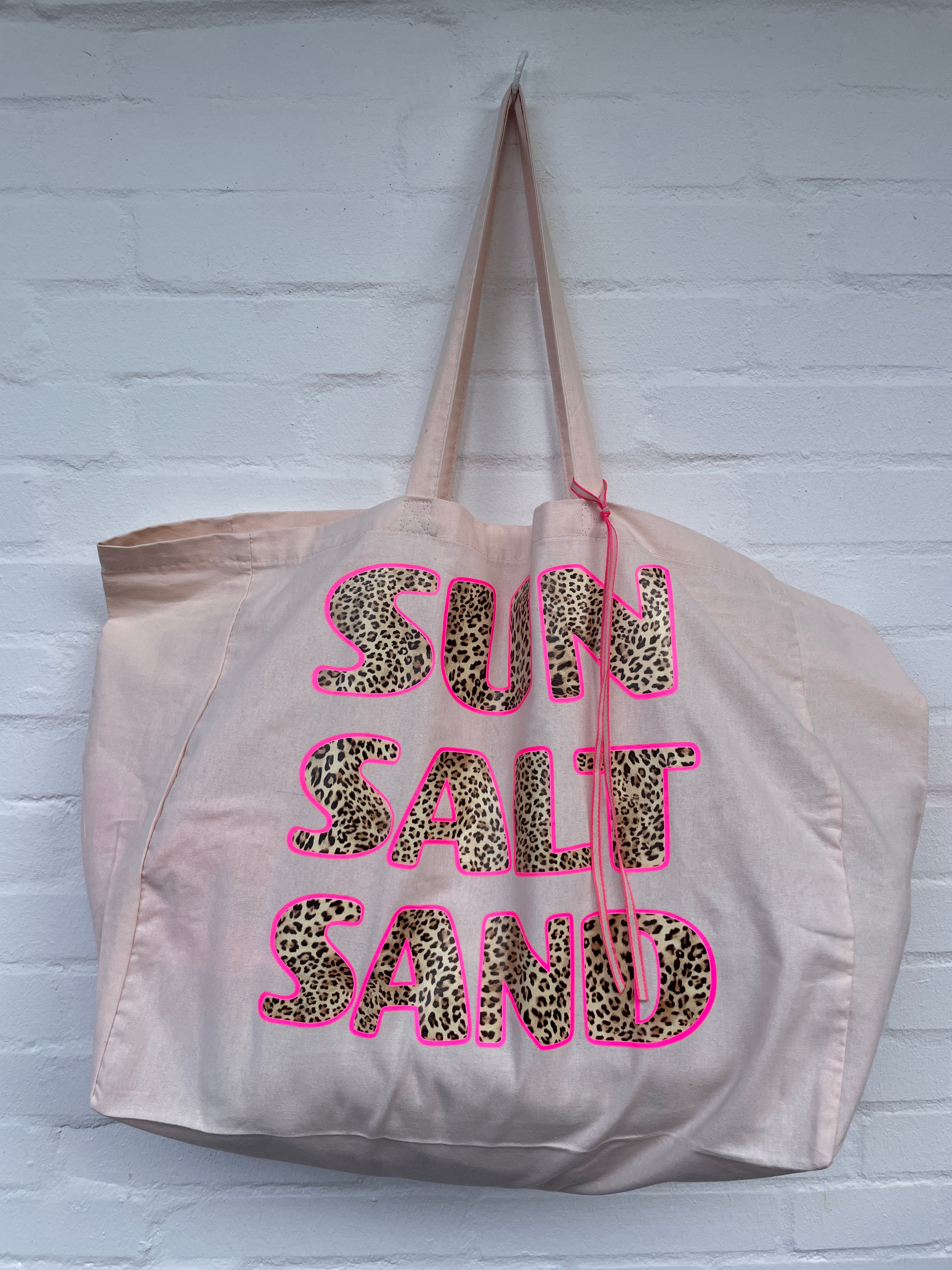 Cotton Beach & Yoga Bag rosa