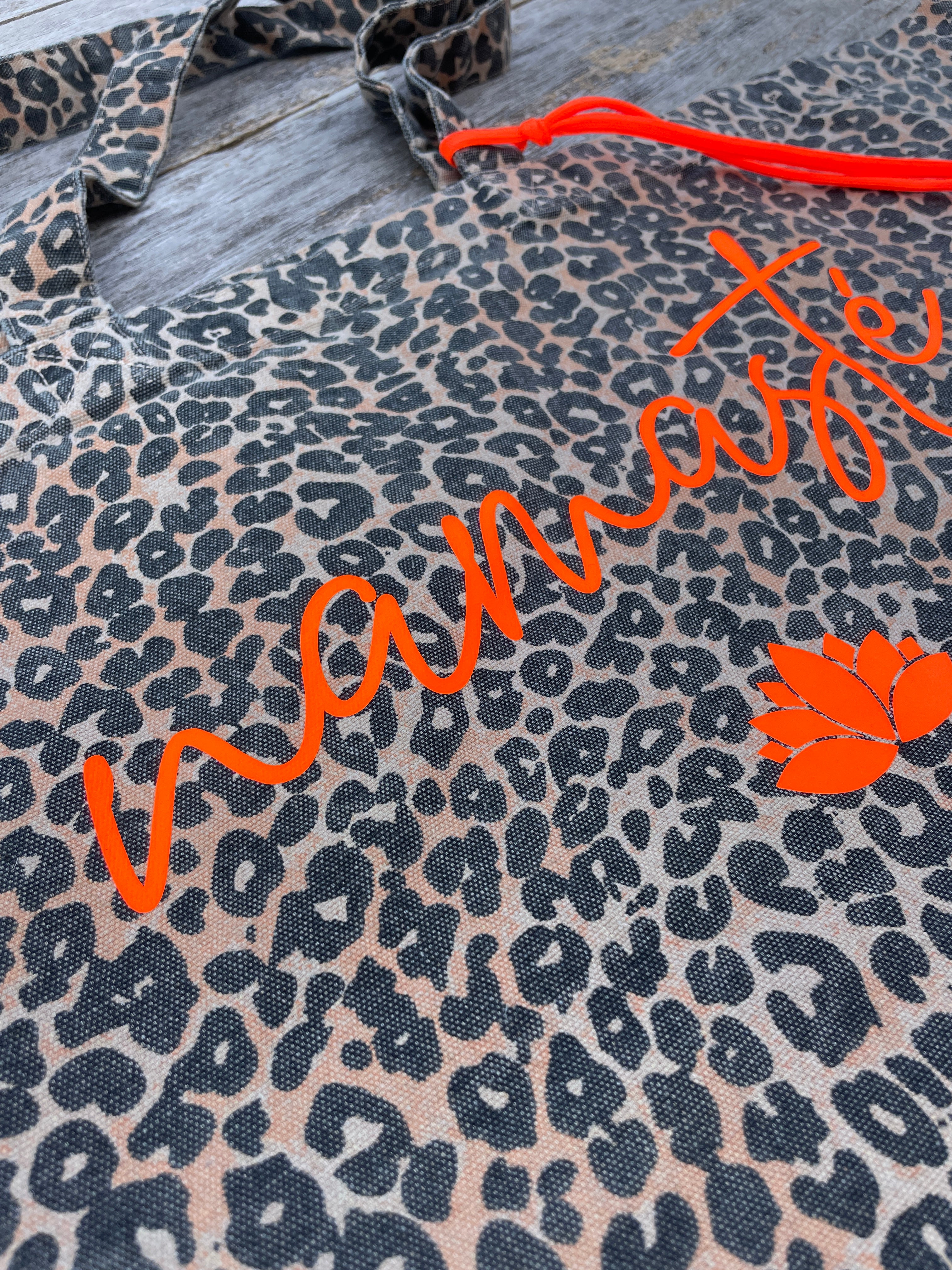 Oversize Tote Bag Leo-Print