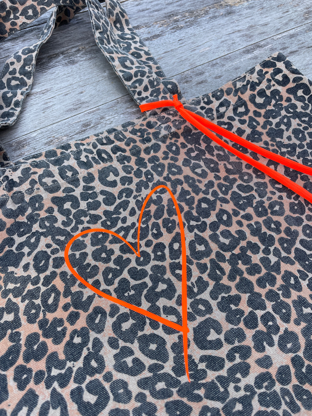 Canvas Shopper Leo-Print