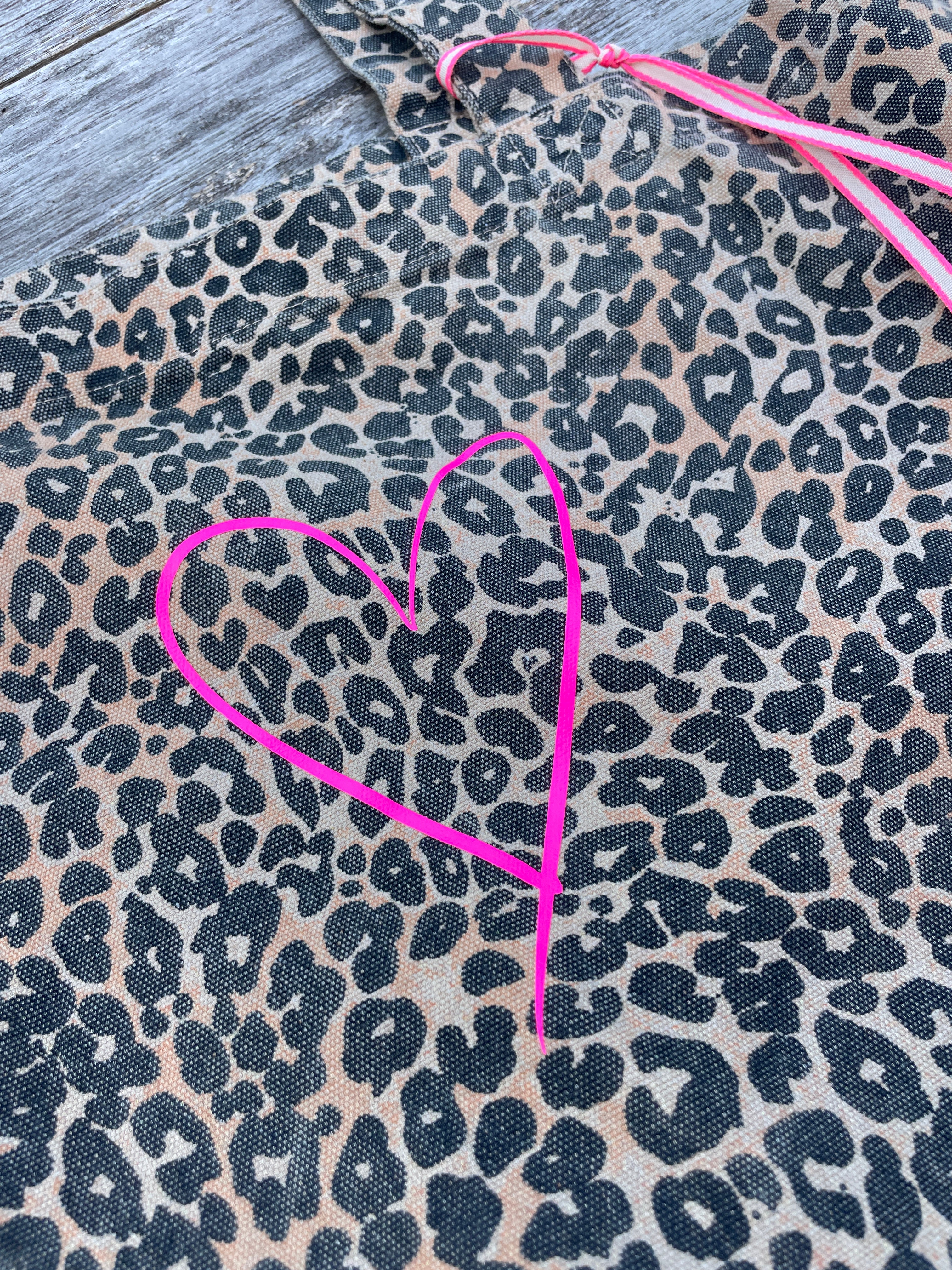 Canvas Shopper Leo-Print