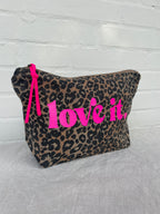 Kosmetiktasche Leo-Print
