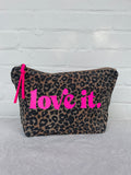Kosmetiktasche Leo-Print