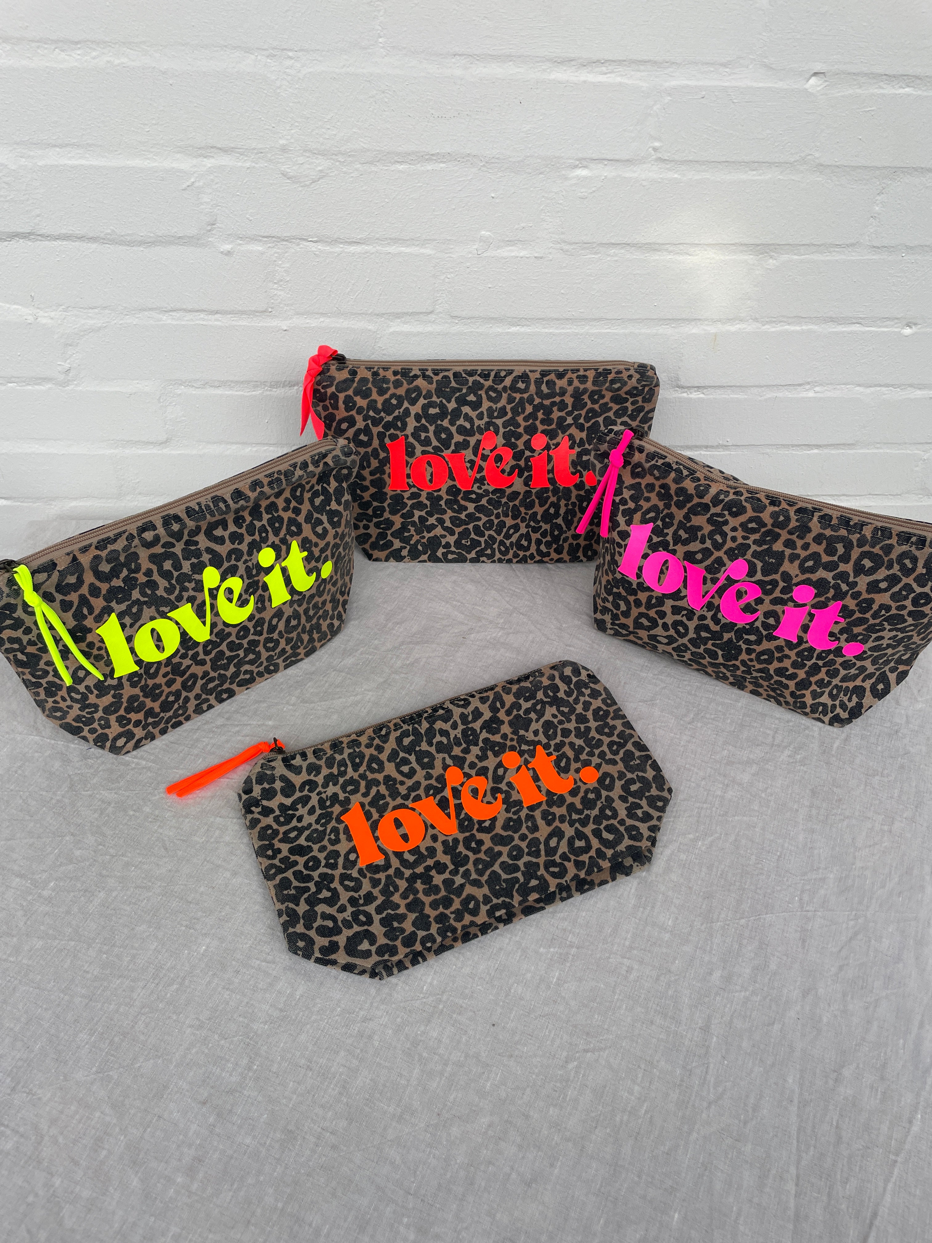 Kosmetiktasche Leo-Print