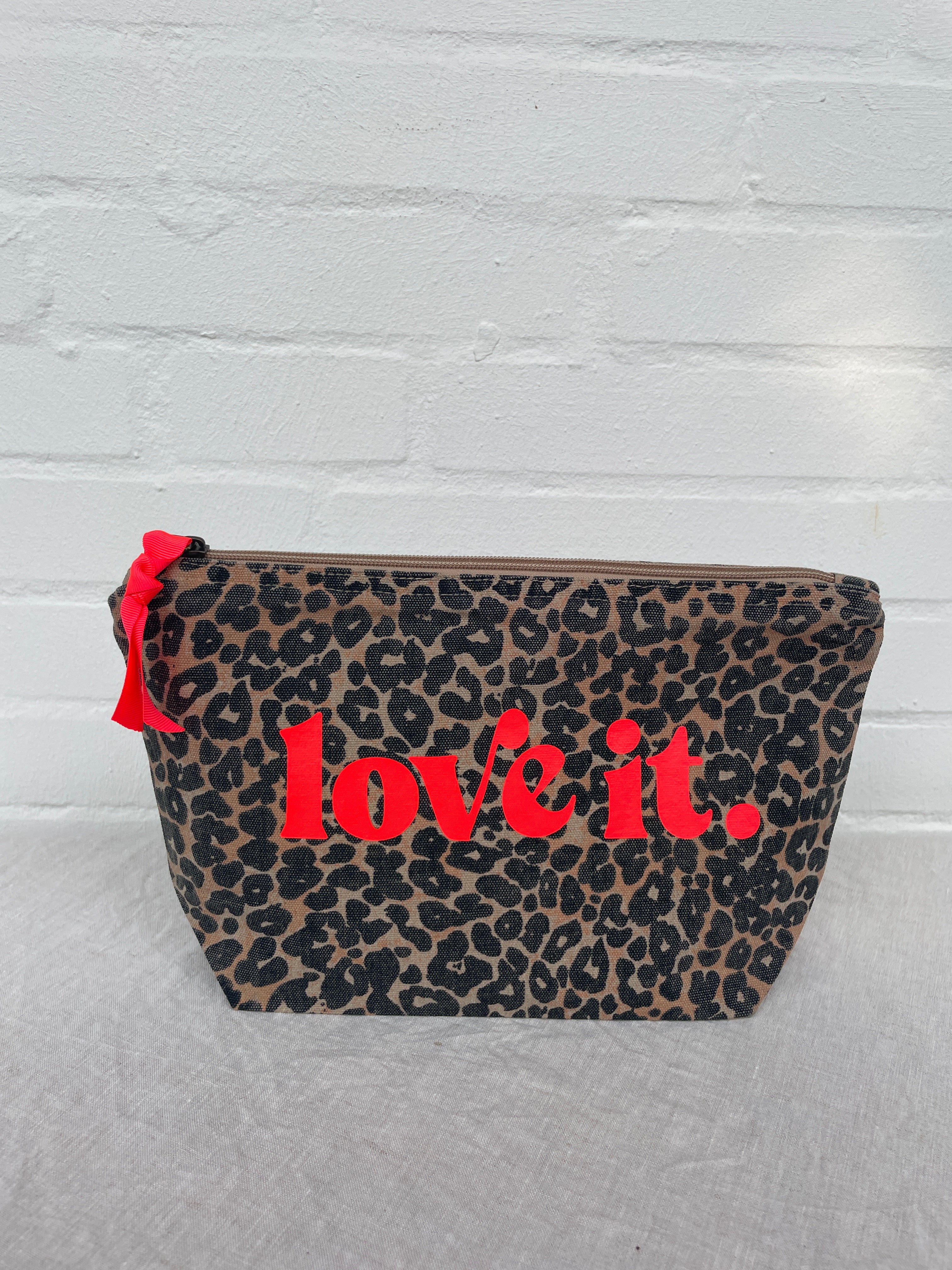 Kosmetiktasche Leo-Print