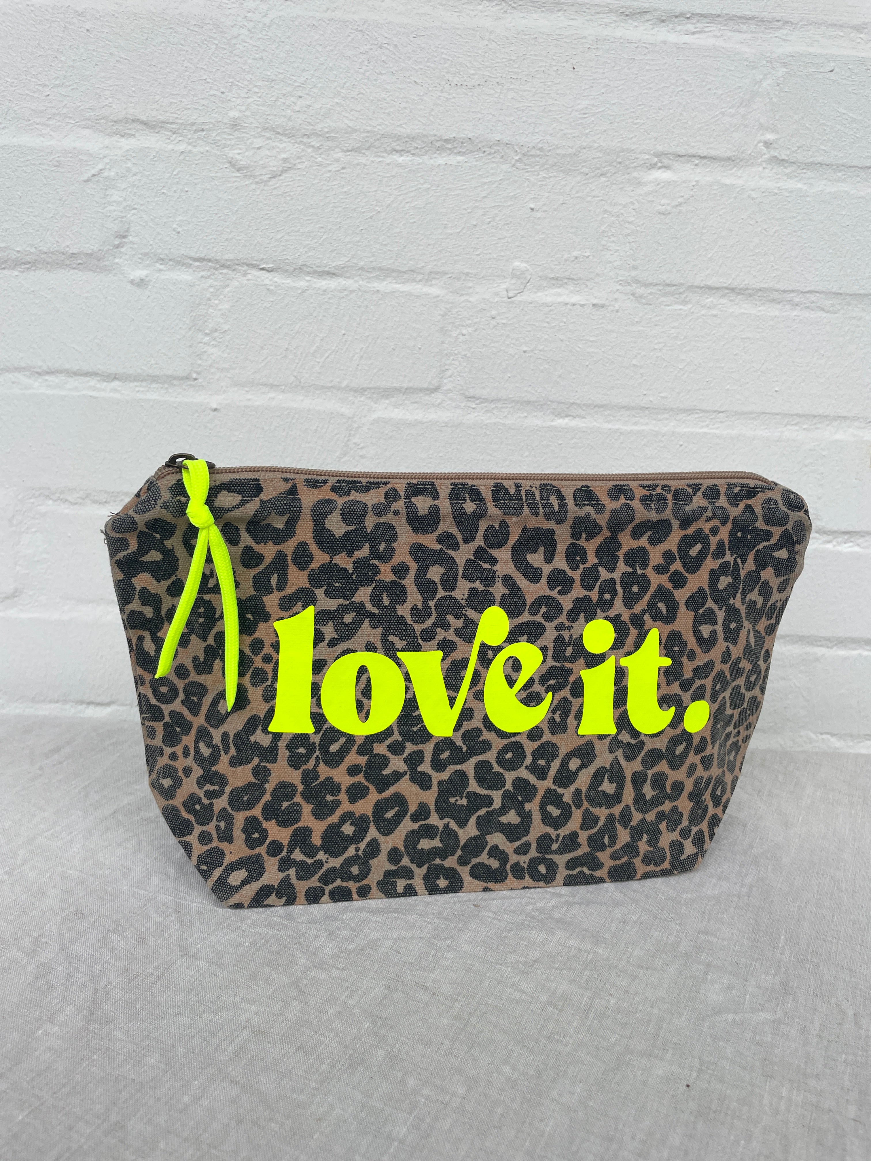 Kosmetiktasche Leo-Print