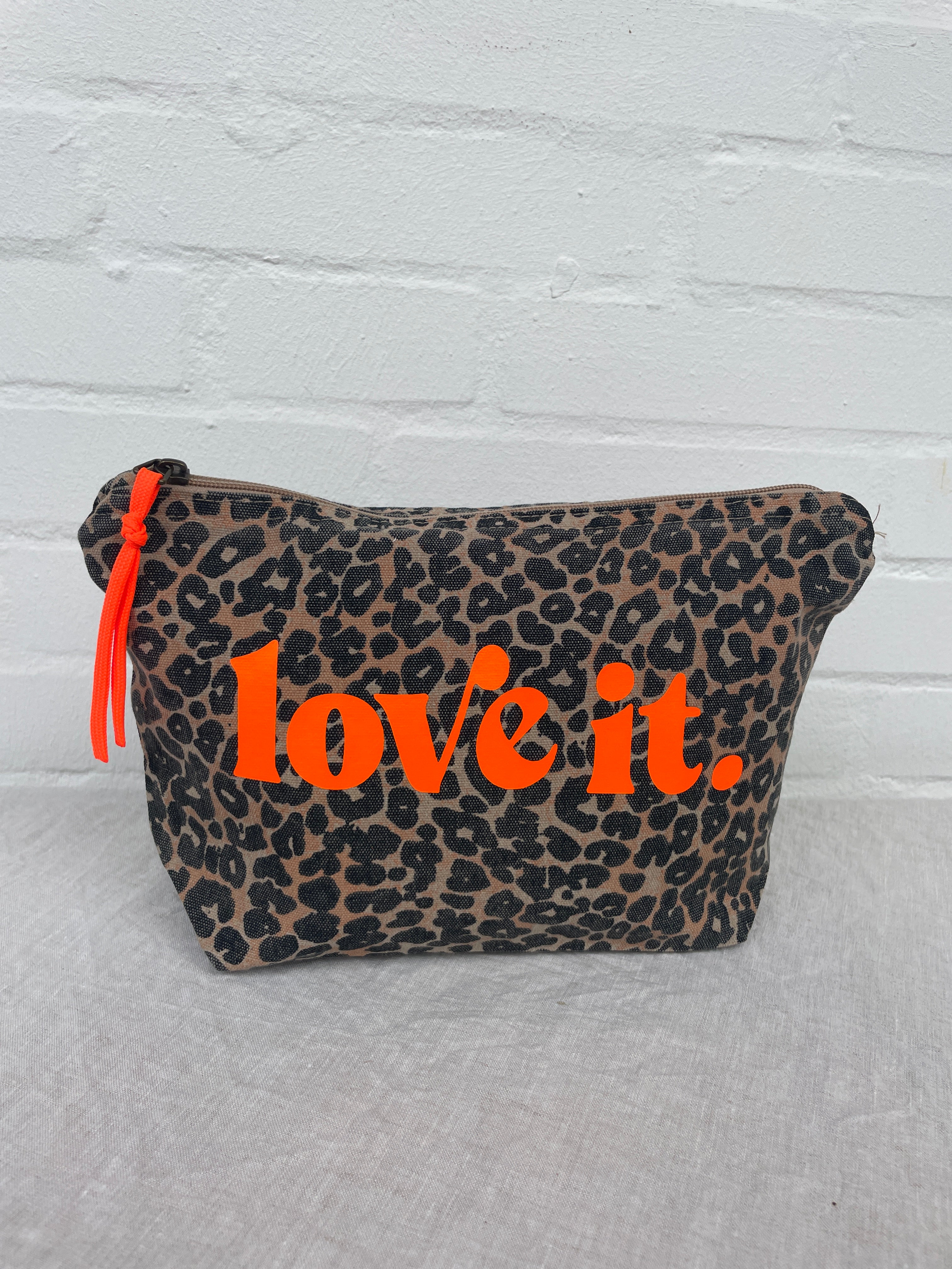 Kosmetiktasche Leo-Print