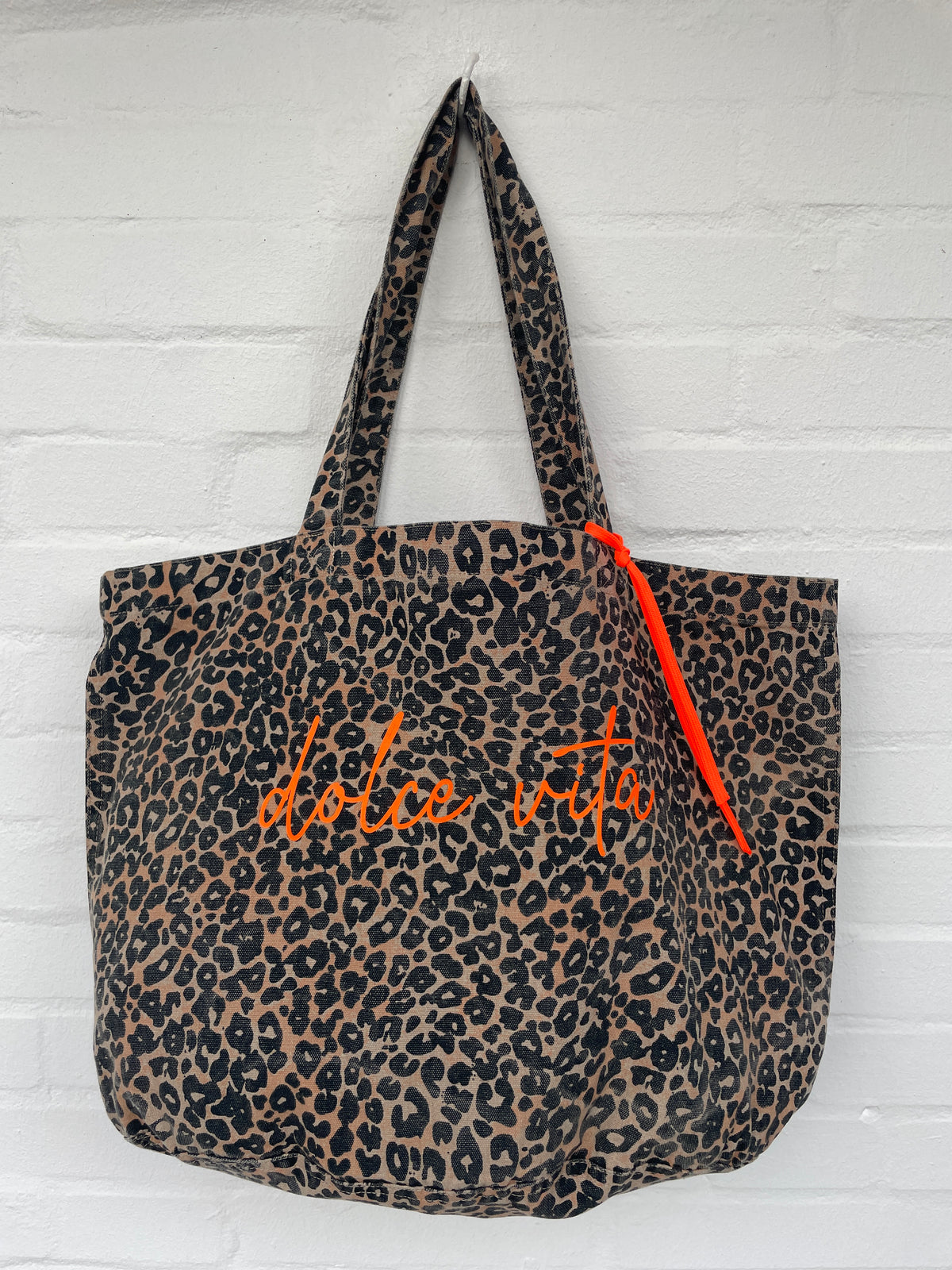 Canvas Shopper Leo-Print