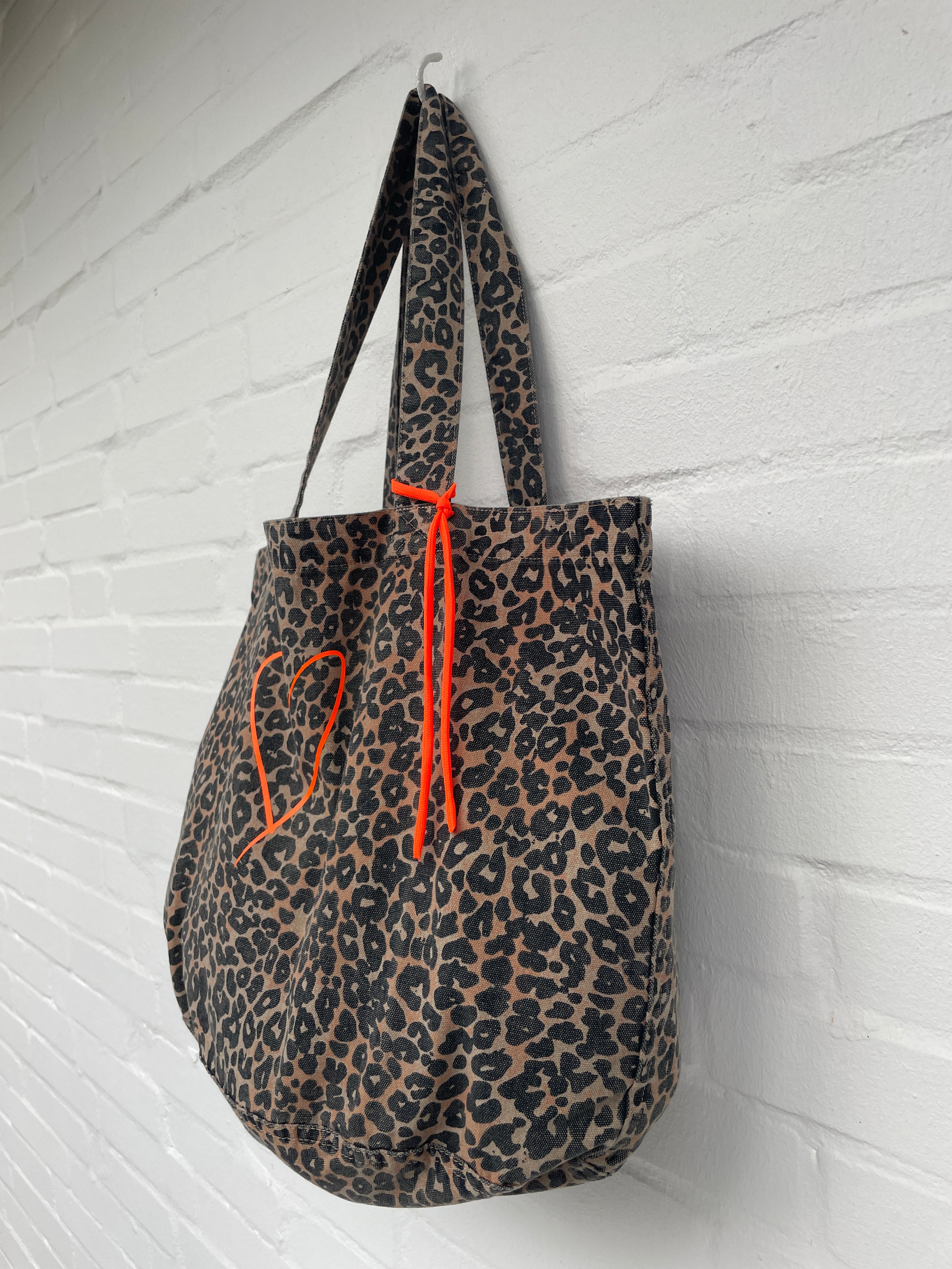 Canvas Shopper Leo-Print