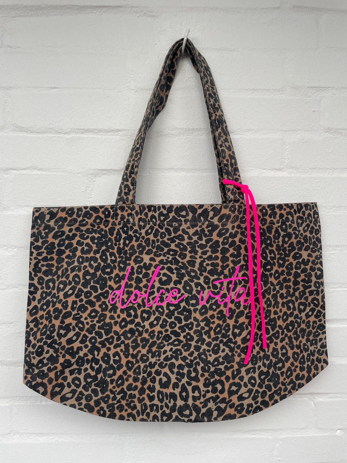 Canvas Shopper Leo-Print
