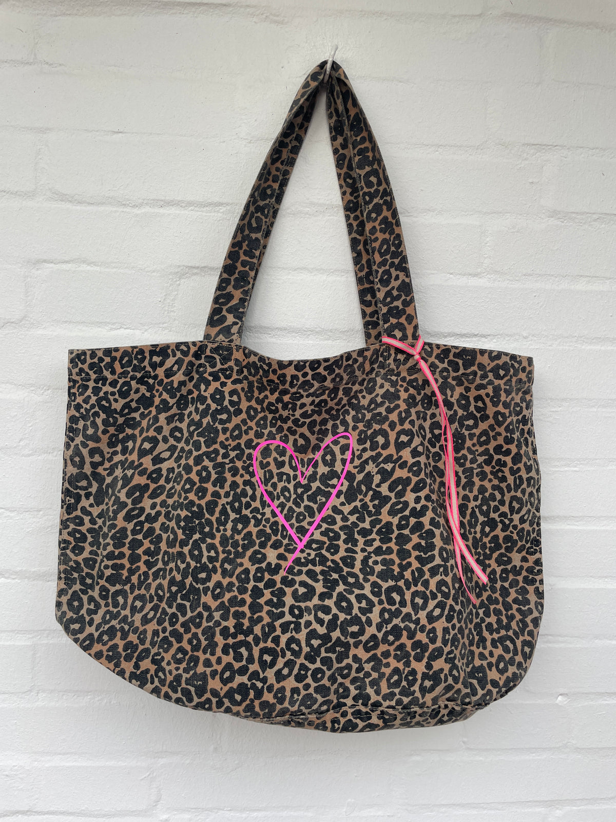 Canvas Shopper Leo-Print