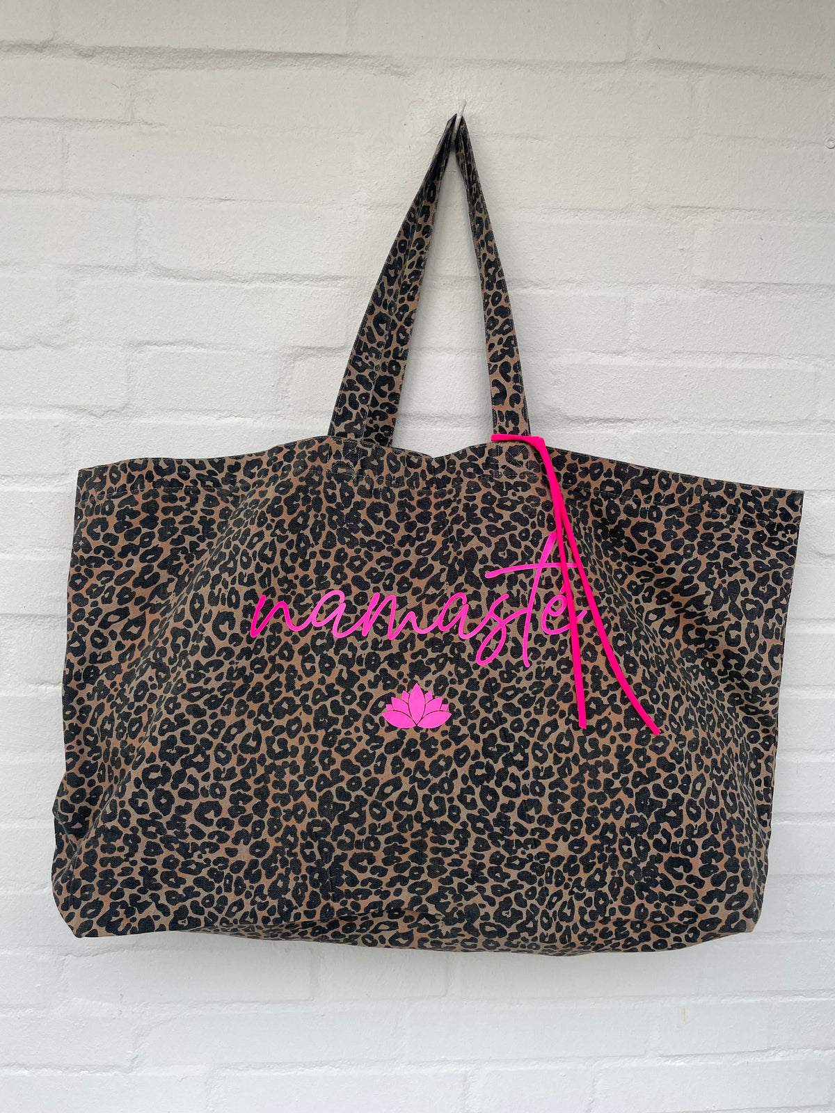 Oversize Tote Bag Leo-Print
