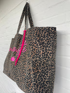 Oversize Tote Bag Leo-Print