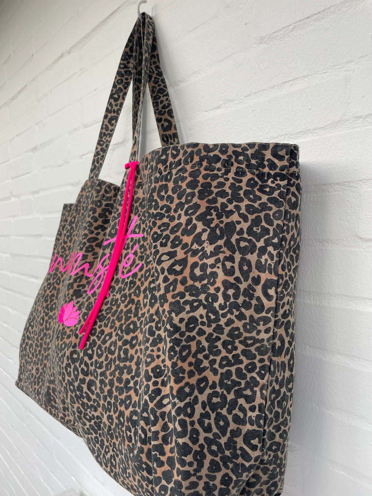 Oversize Tote Bag Leo-Print