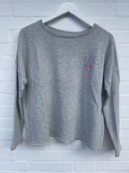 Pullover grau