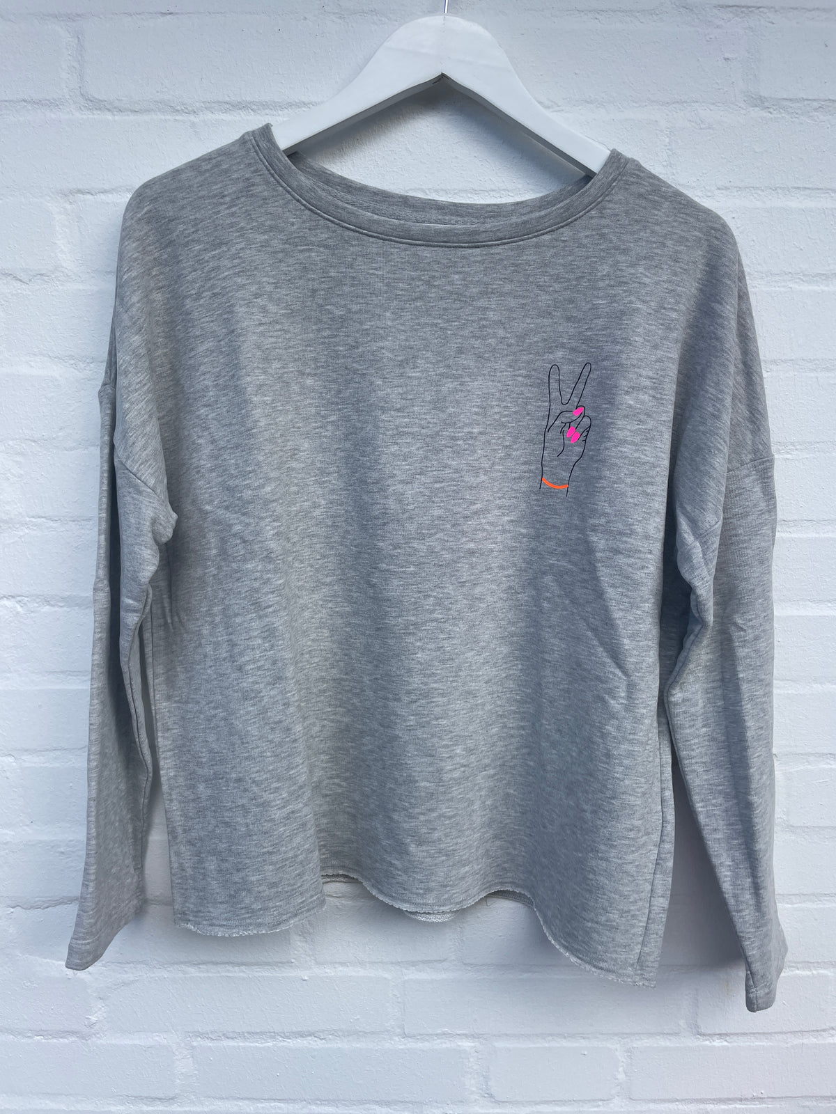Pullover grau