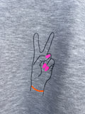 Pullover grau