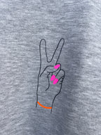 Pullover grau